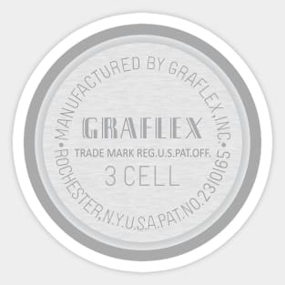 Graflex Inc. Pat. Number Shirt Sticker